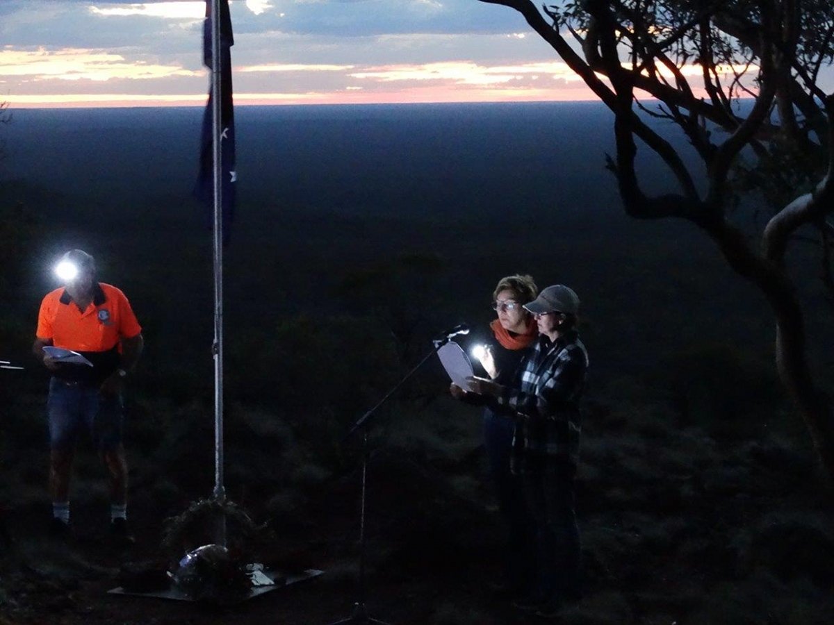 Anzac Dawn Service, April 2016.  Photo by Greg Warburton - Events held at the Range since 2012