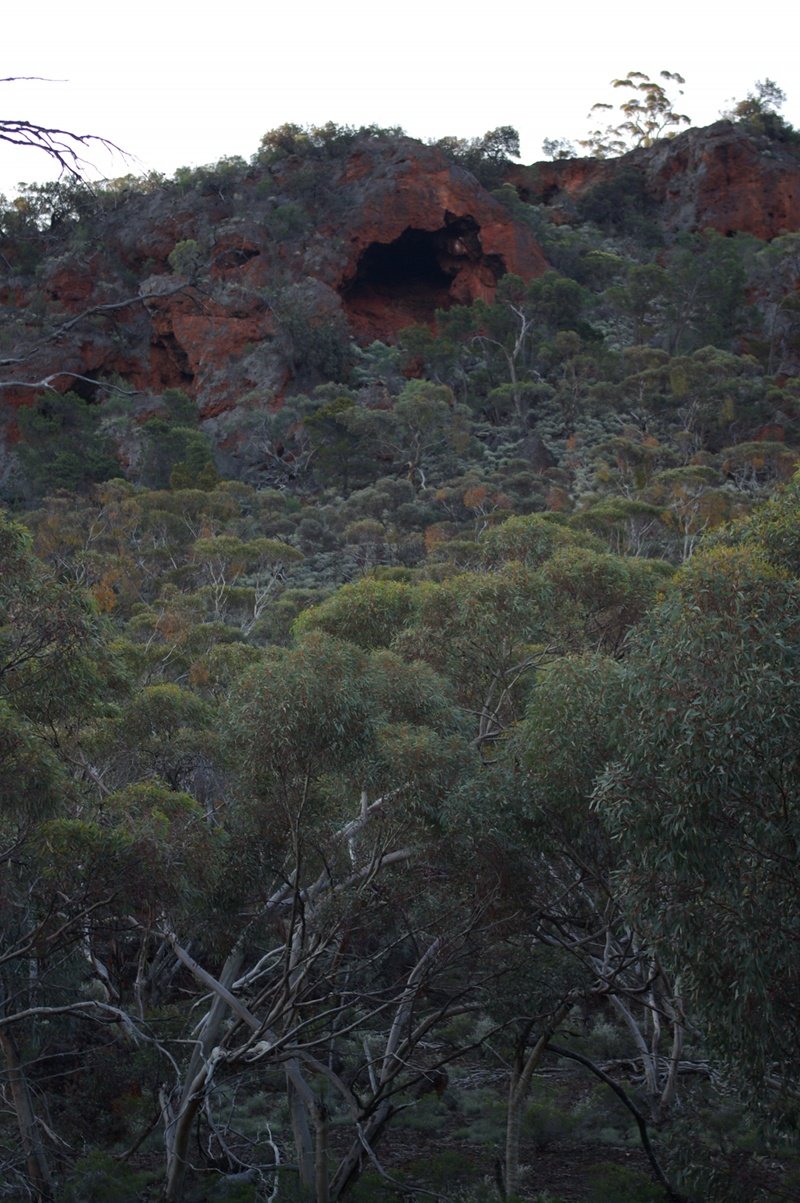 Cave on south side of Helena and Aurora Range (Bungalbin). - Helena and Aurora Range (Bungalbin)
