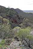 Looking NE on a different day along the south side from the top of Helena and Auropra Range (Bungalbin). - Helena and Aurora Range (Bungalbin)