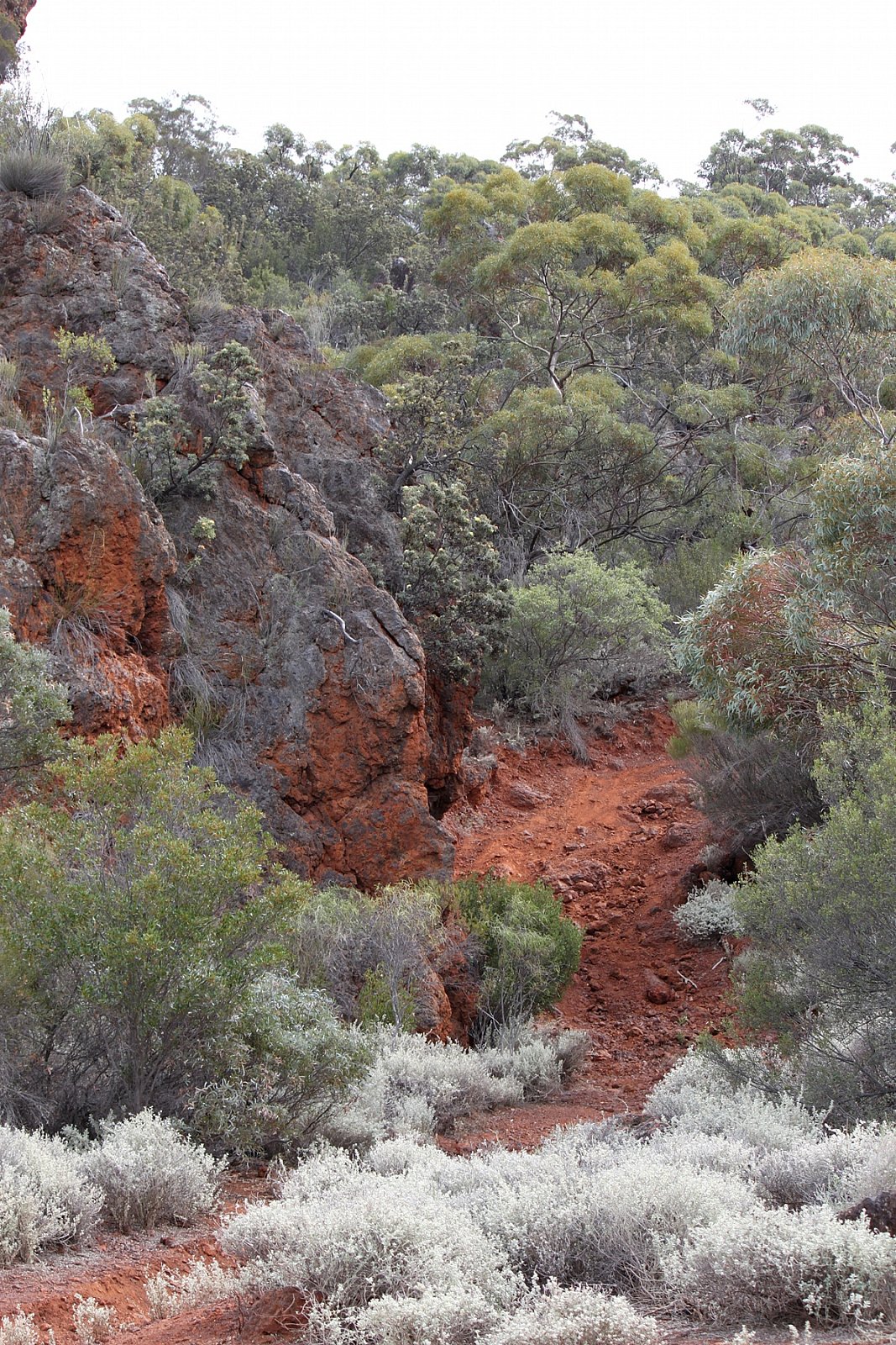 South entrance to Bungalbin East pass (no longer has vehicle access).  - Helena and Aurora Range (Bungalbin)