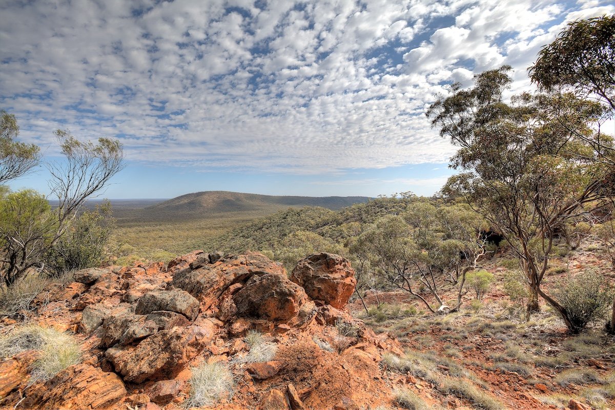 View from Range, October 2015.  Photo by Rob Neave - Helena and Aurora Range (Bungalbin)