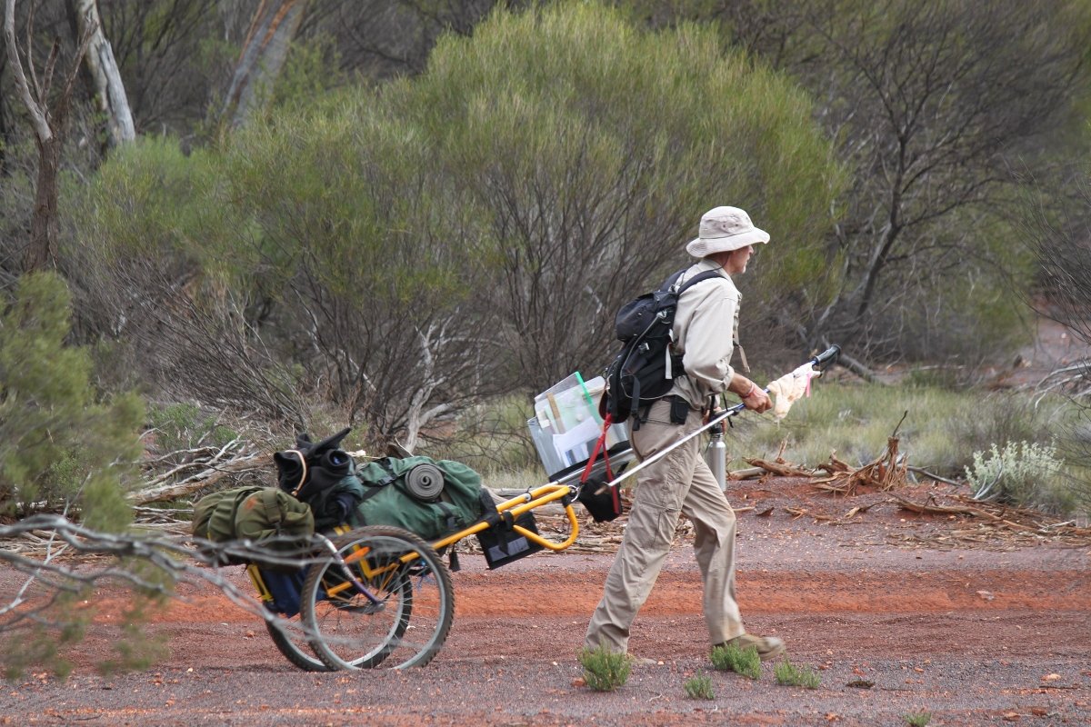 Geg's last days walk from "Buckland to Bungalbin" on 15 July 2014. - Events held at the Range since 2012