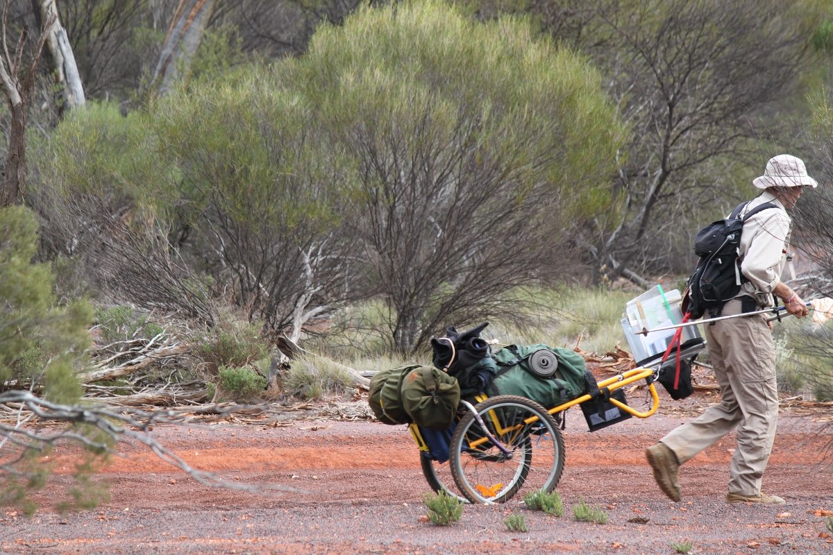 Geg's last days walk from "Buckland to Bungalbin" on 15 July 2014. - Events held at the Range since 2012